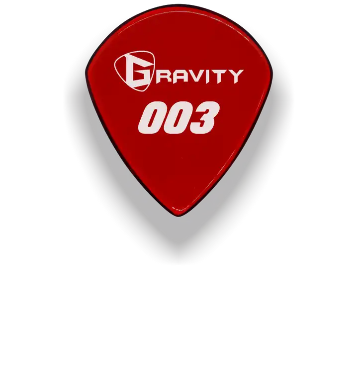 GRAVITY 003 unpolished red 1.5mm